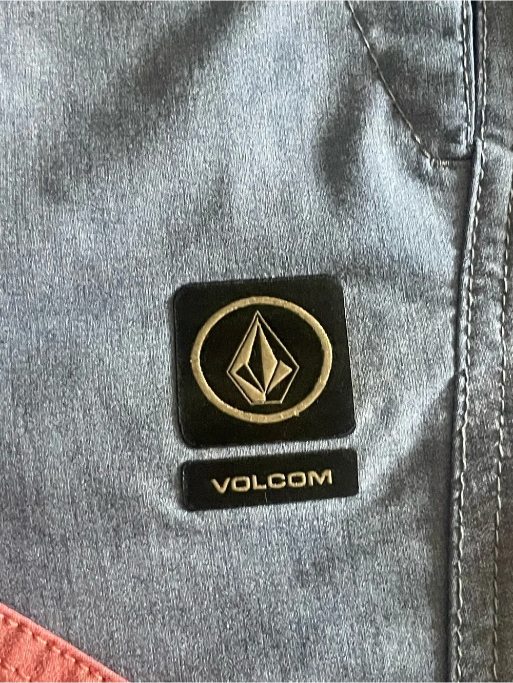 Volcom Slingers Men’s Two-Tone Blue & Red Boardshorts